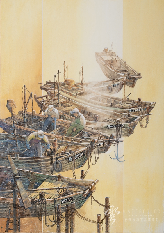 王兆顺 《日出》 75*53cm